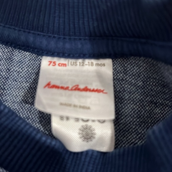 Hanna Andersson sweatshirt, 12-18 months - Picture 3 of 4